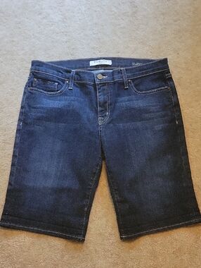 Fidelity Blue Denim Bermuda Shorts Size 28